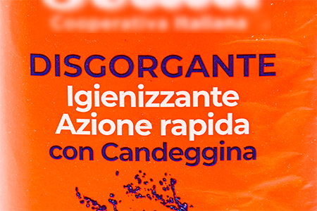 Disgorgante etichetta